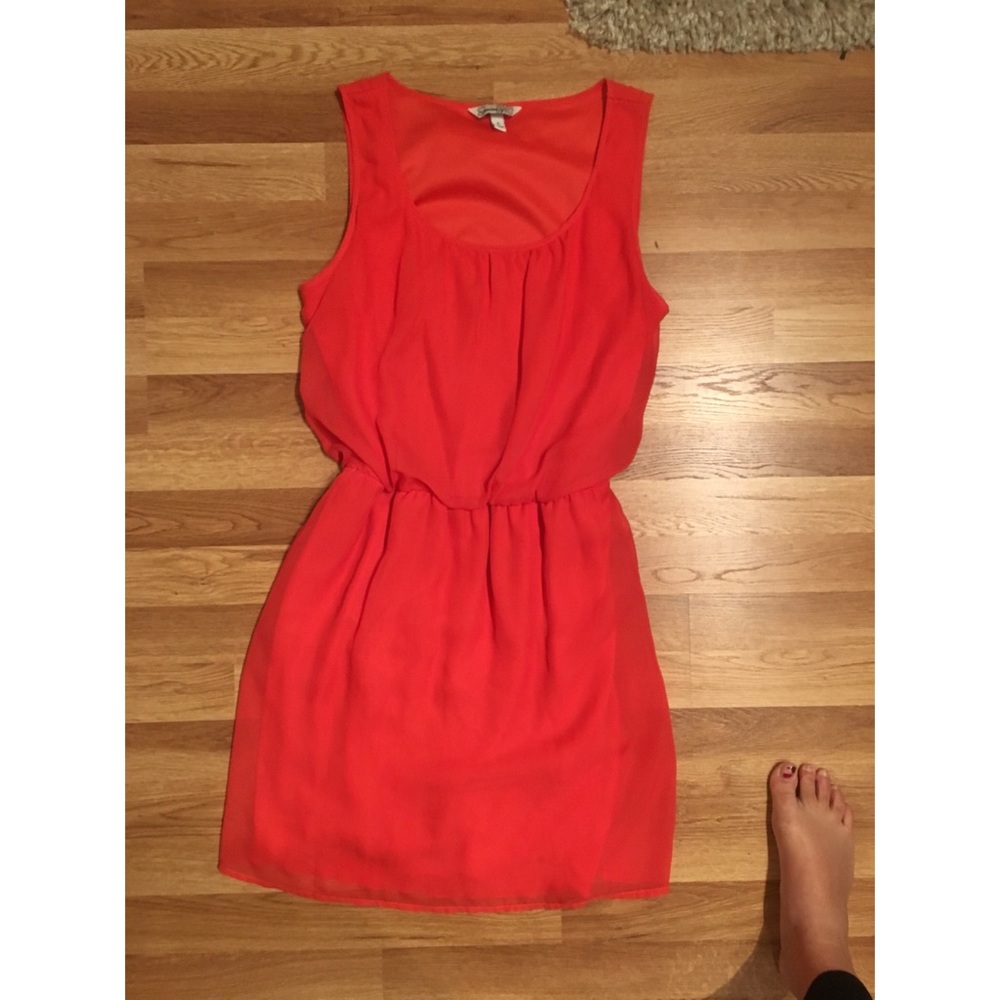 Coral dress
